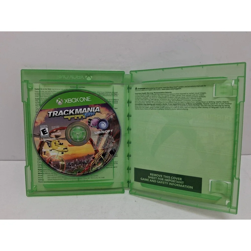 Trackmania Turbo Xbox One Ubisoft Arcade Racing Video Game 2016 ESRB E